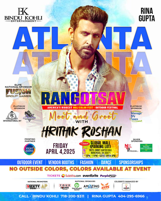 Atlanta | Rangotsav With Hrithik Roshan