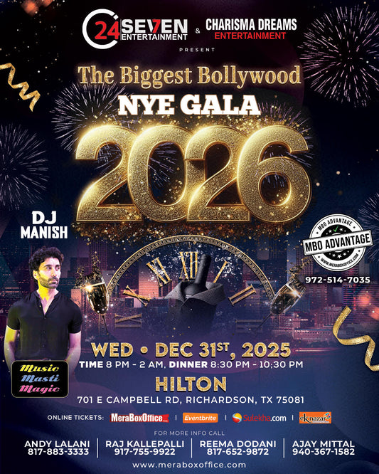 Bollywood NYE 2026 Dallas