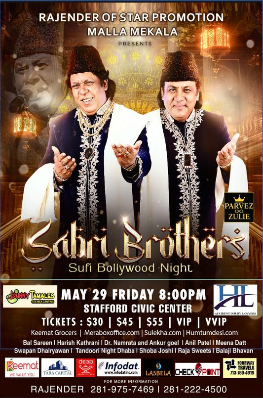 Sabri Brothers - Sufi Bollywood Night (Houston)