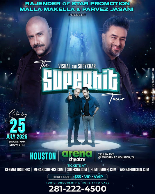Vishal and Sheykhar Superhit Duo Live in Houston